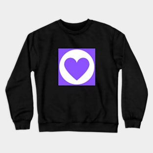 Heart is the symbol of love Crewneck Sweatshirt